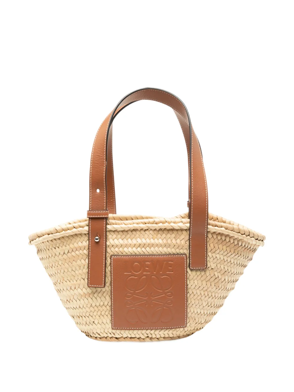 Loewe Pre-Owned 2021 Small Raffia Basket tote bag | marrón | Image 1