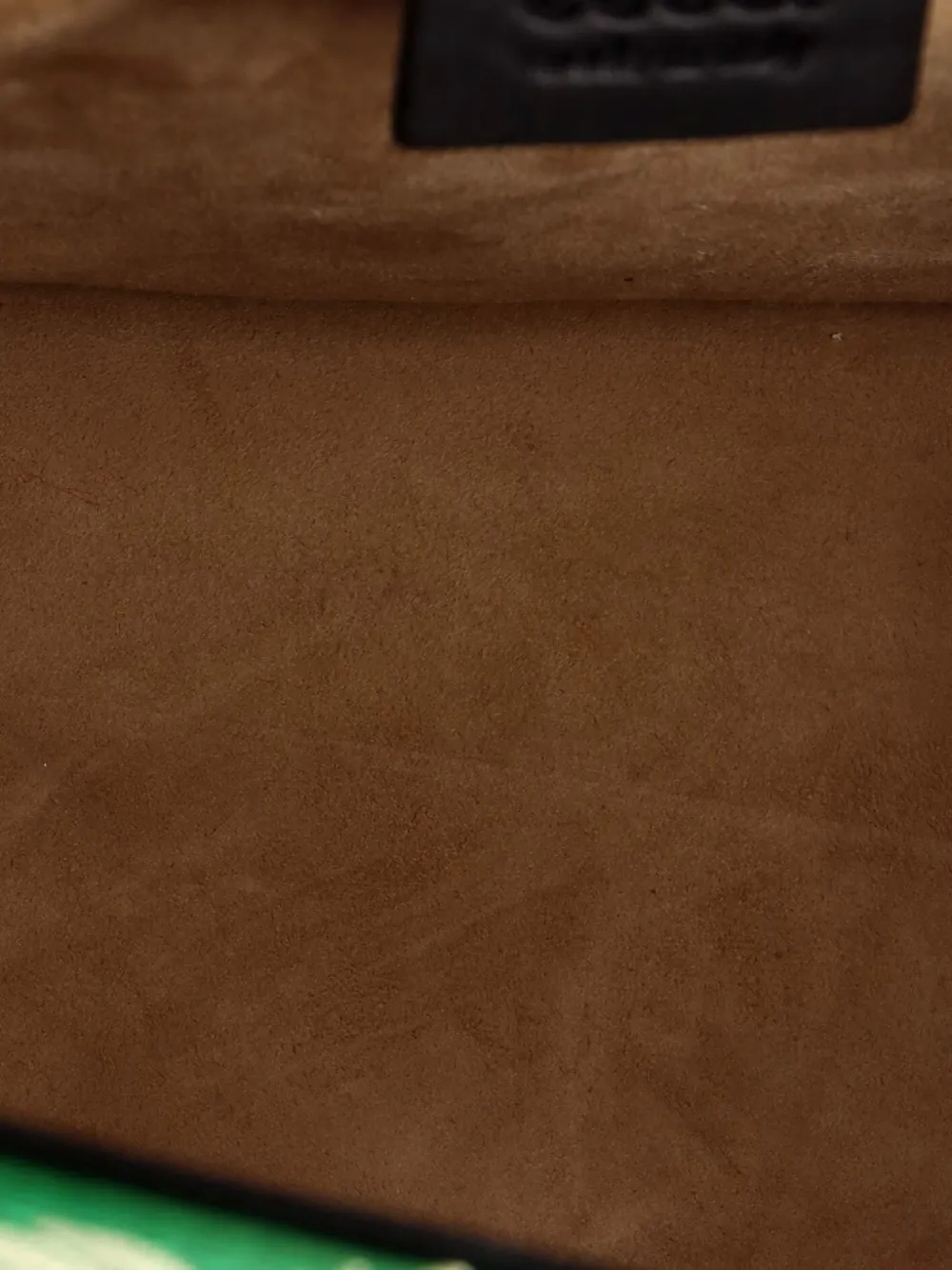 Pre-owned Gucci Sylvie Top Handle Bag Floral Jacquard Medium Satchel In Green