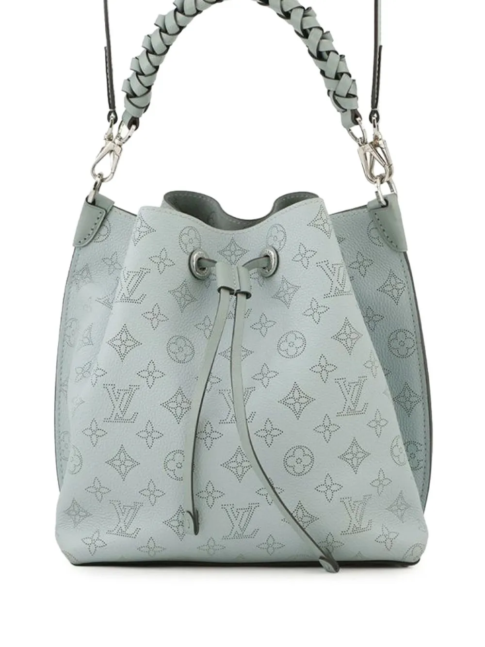 Louis Vuitton Pre-Owned 2020-2025 Monogram Mahina Muria satchel - Blu