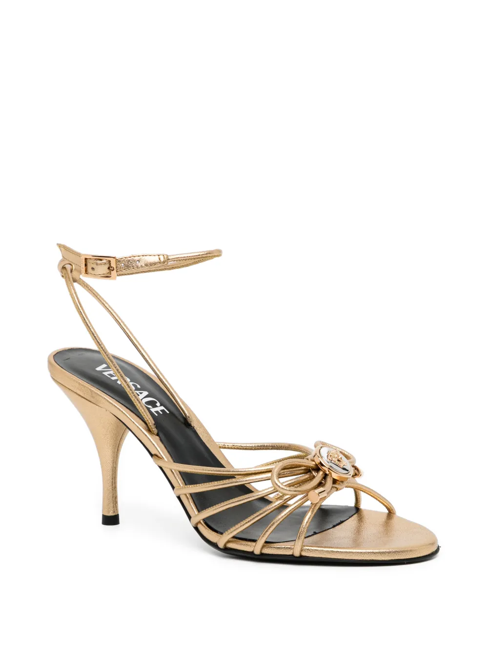 Versace Sandalen met geknoopt bandje Goud