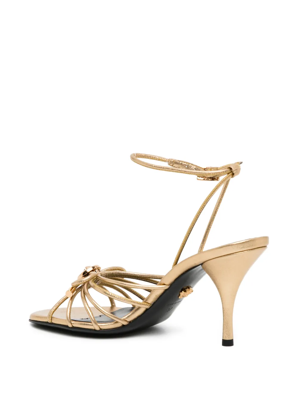 Versace Sandalen met geknoopt bandje Goud