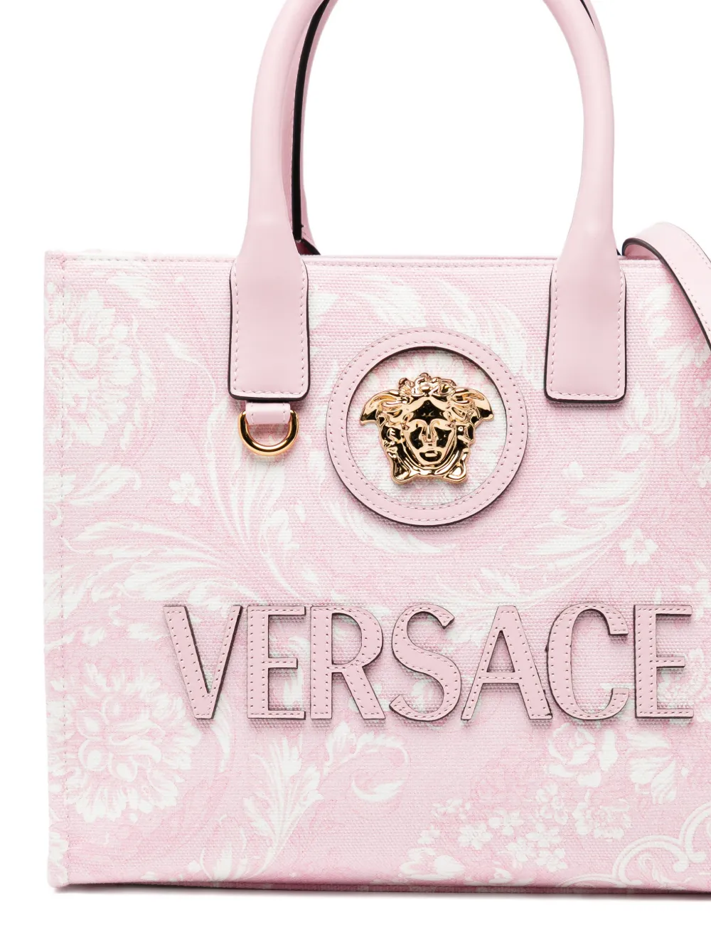small La Medusa printed tote bag