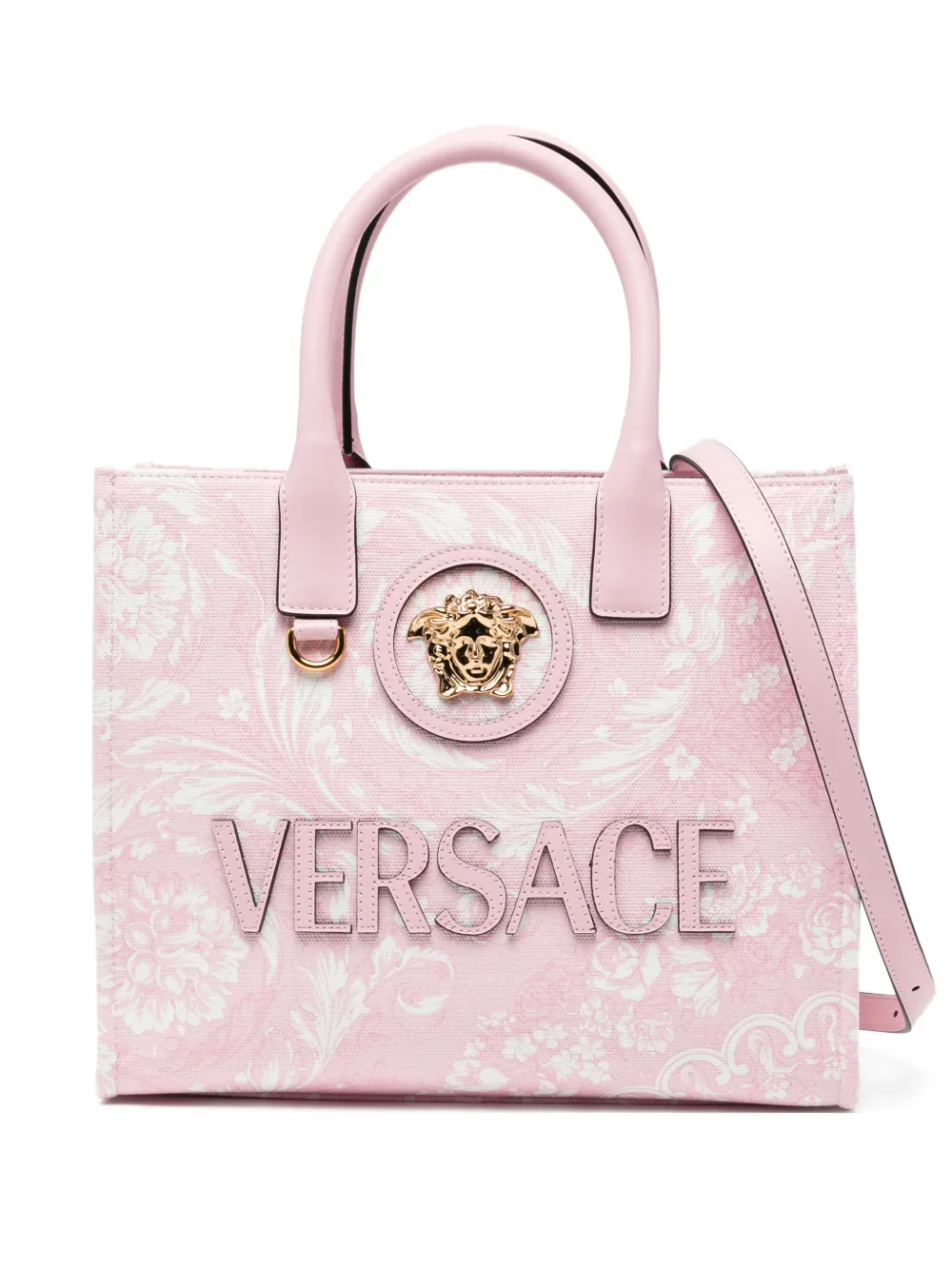 Versace Borsa tote La Medusa piccola - Rosa