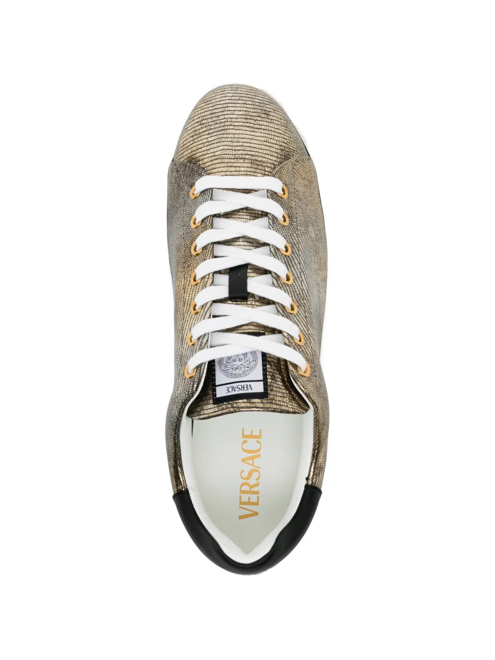 Versace lace-up trainers Goud
