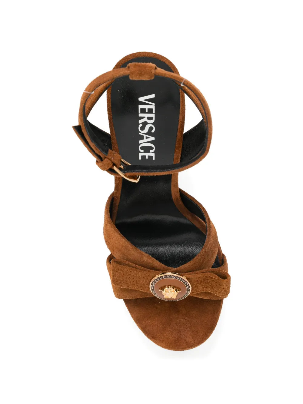Versace 140 mm Gianni sandalen Bruin