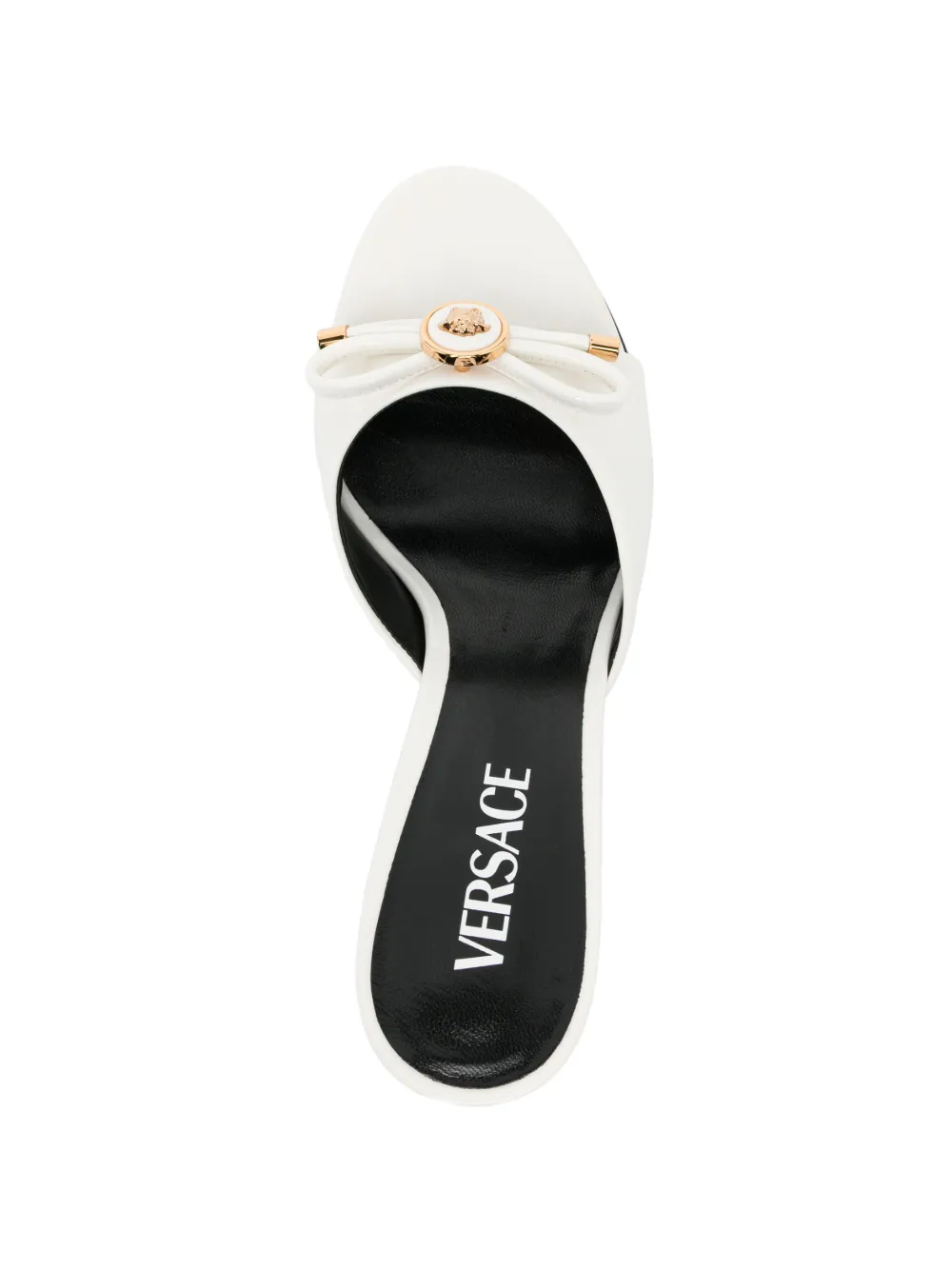 Versace Sandalen met bloemdetail Wit