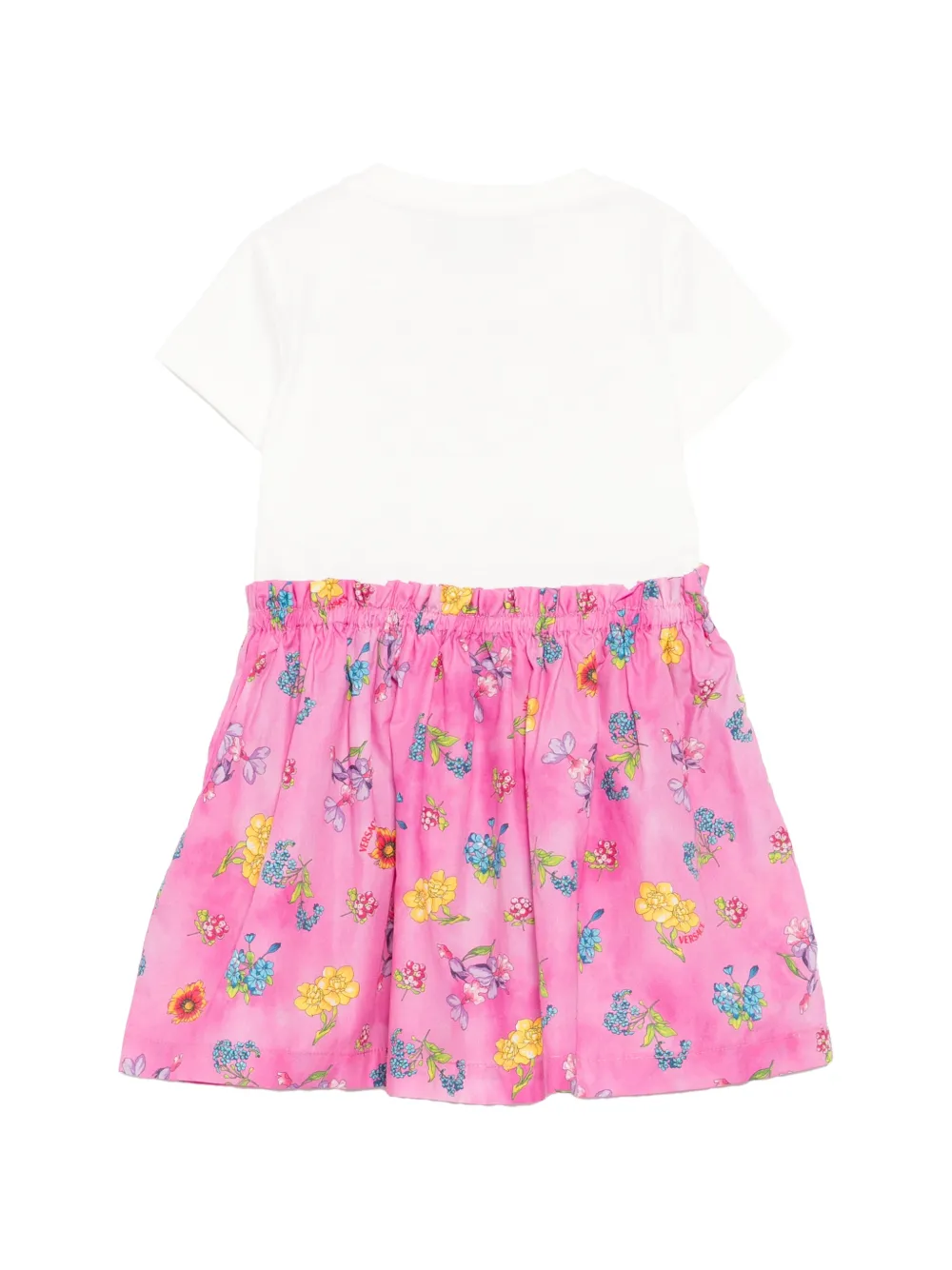 Versace Kids Jurk met bloemen Wit
