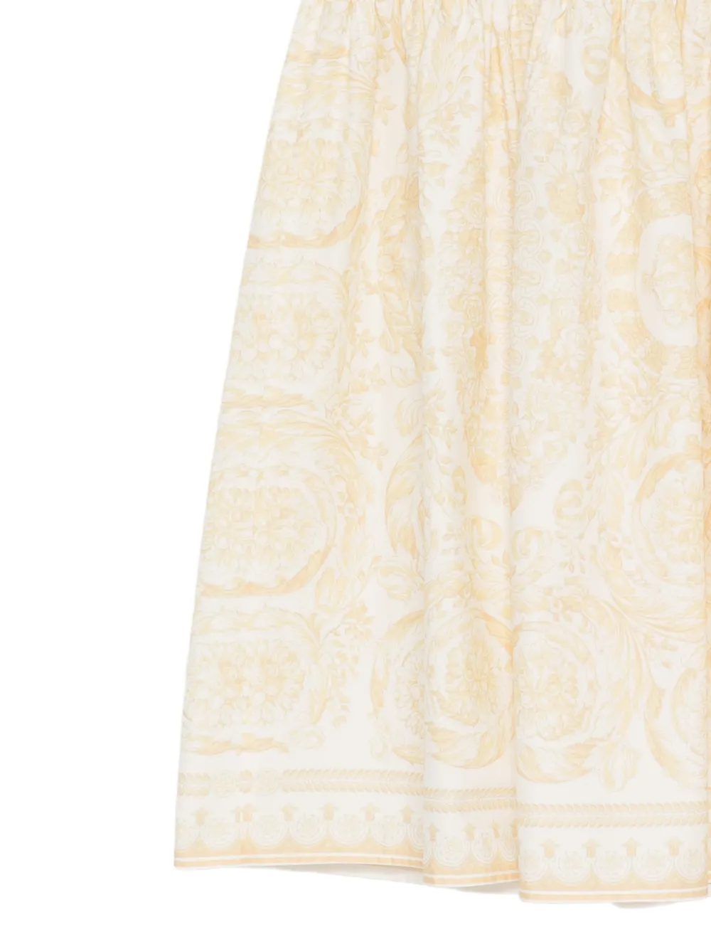 Versace Kids A-lijn rok met bloemenprint Wit