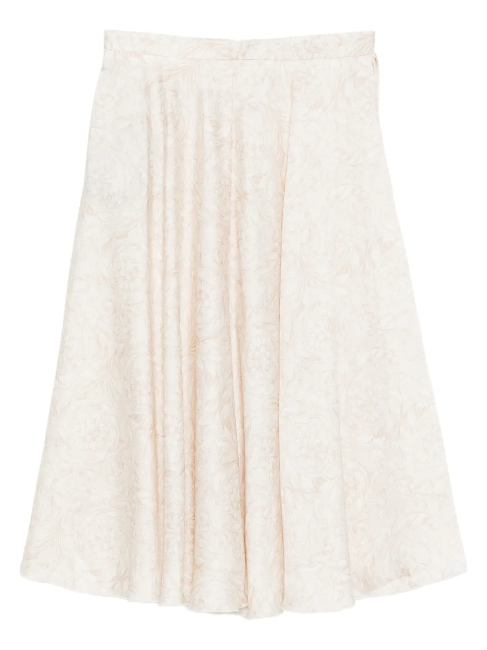 Versace Kids Barocco twill skirt - Toni neutri