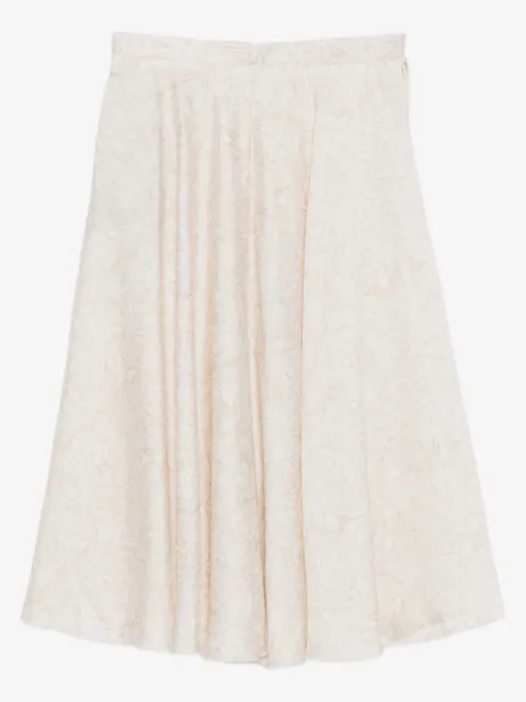 Versace Kids Barocco twill skirt