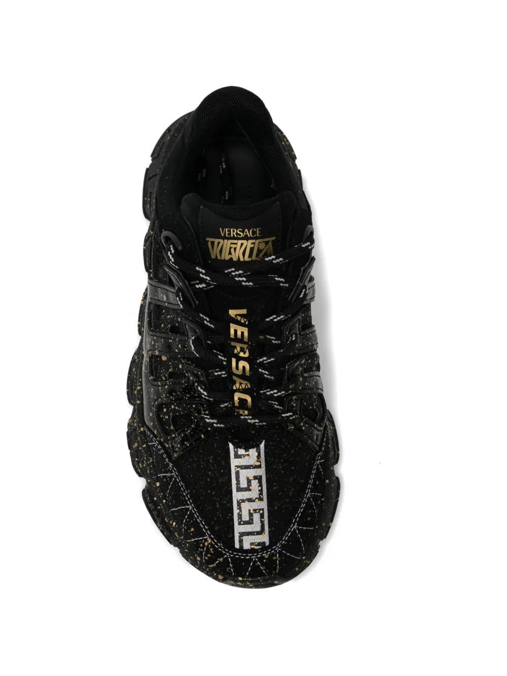 Versace Kids Trigreca sneakers Zwart