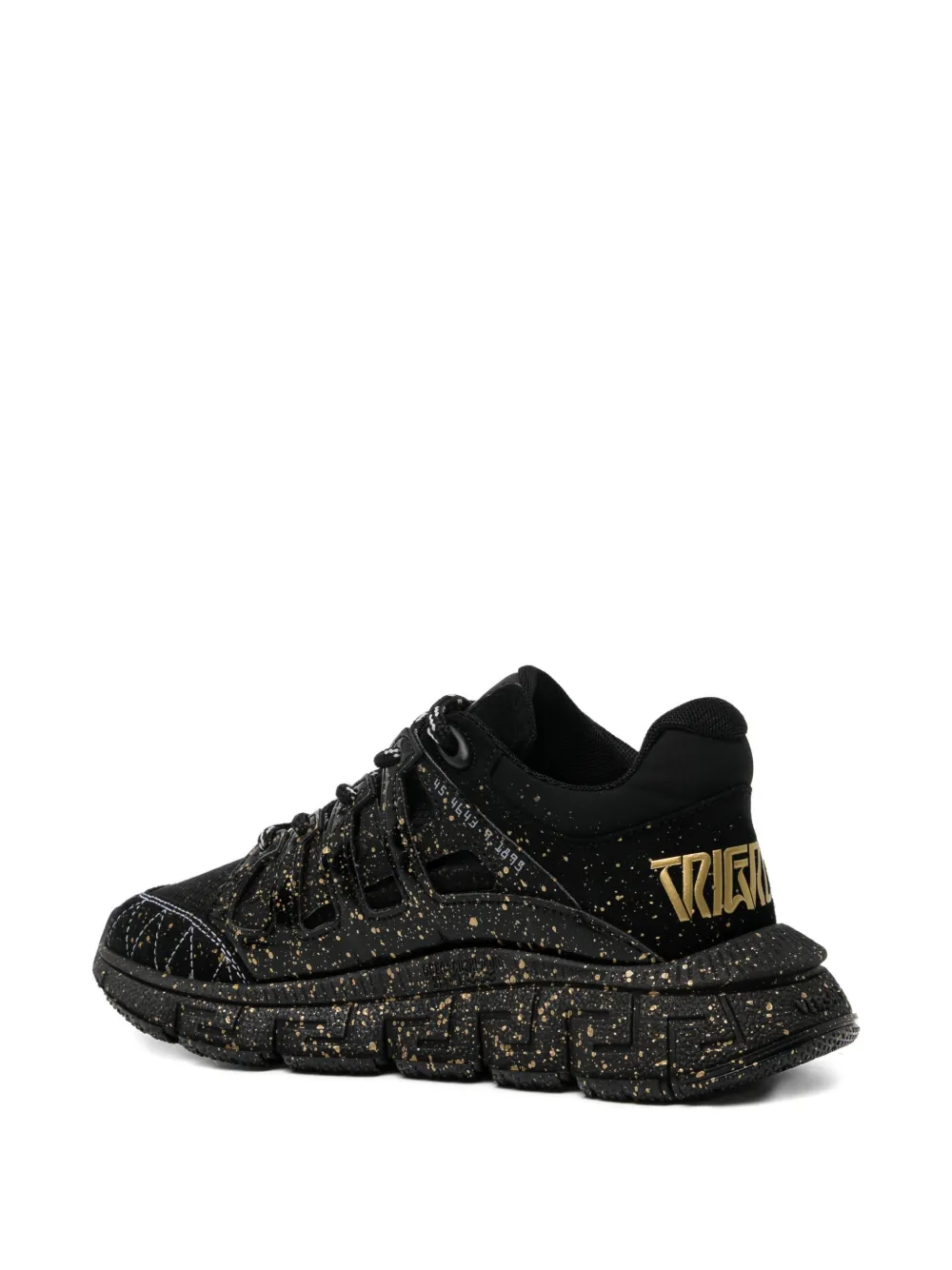 Versace Kids Trigreca sneakers Zwart