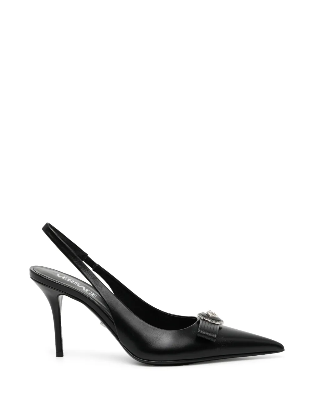 Versace Medusa pumps met bandje Zwart