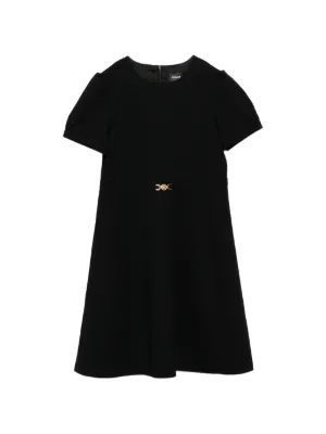 FENDI KIDS FFロゴ カットアウト ワンピース 10A Fendi Kids FFモノグラム カットアウトミニワンピース | ブラック