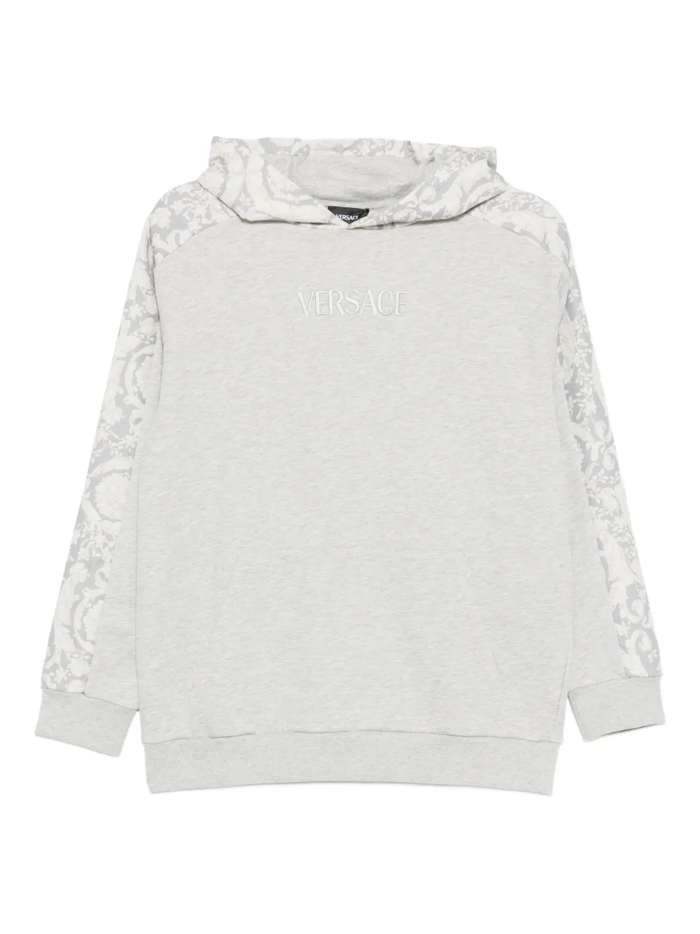Versace Kids Barocco hoodie - Grigio