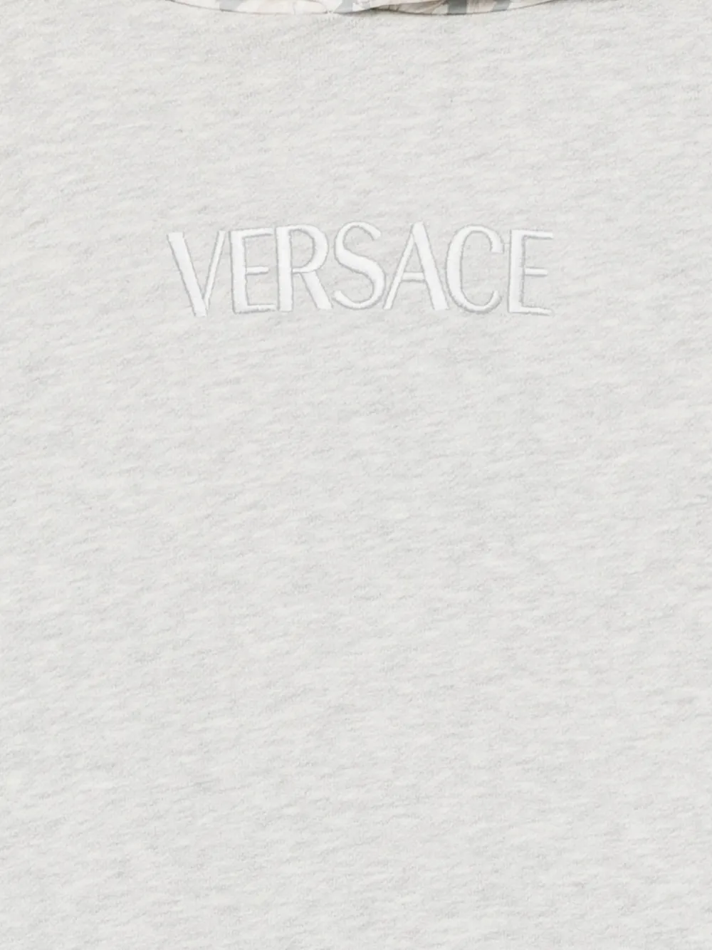 Versace Kids Barocco hoodie Grijs