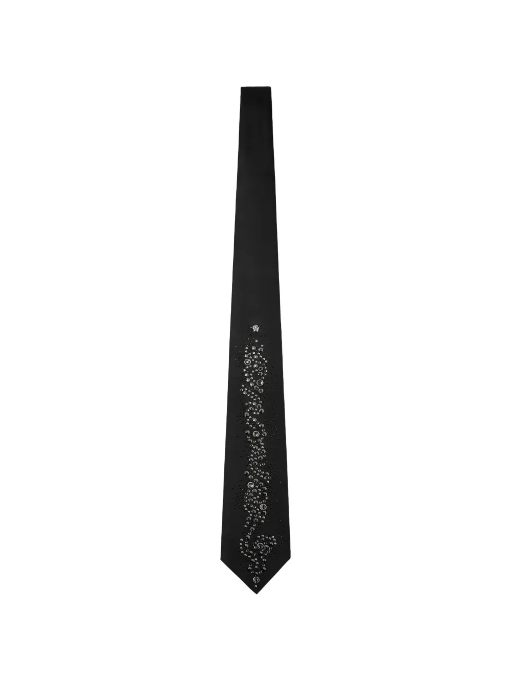 Versace embellishment tie - Nero