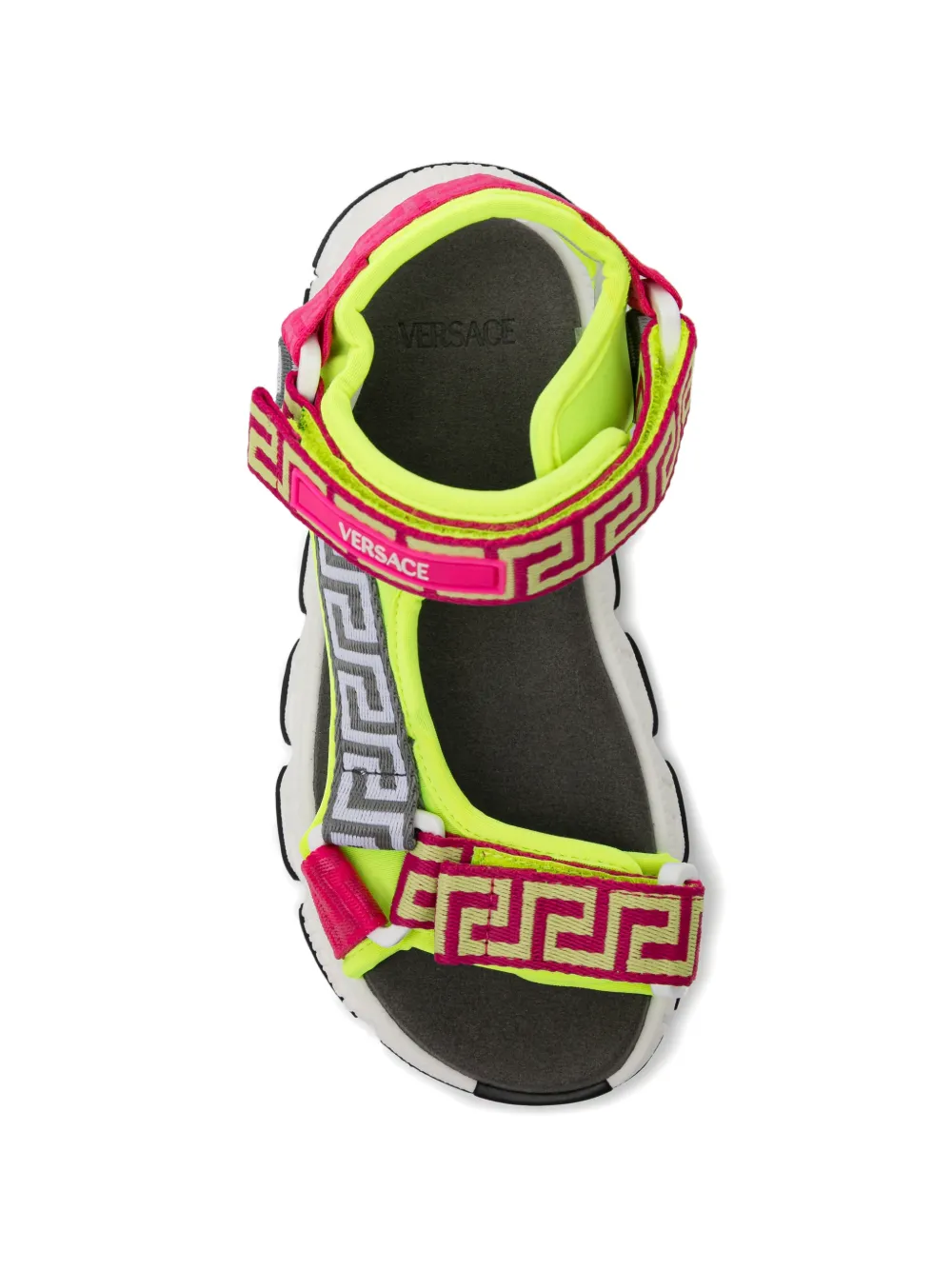Versace Kids Greca sandalen Geel