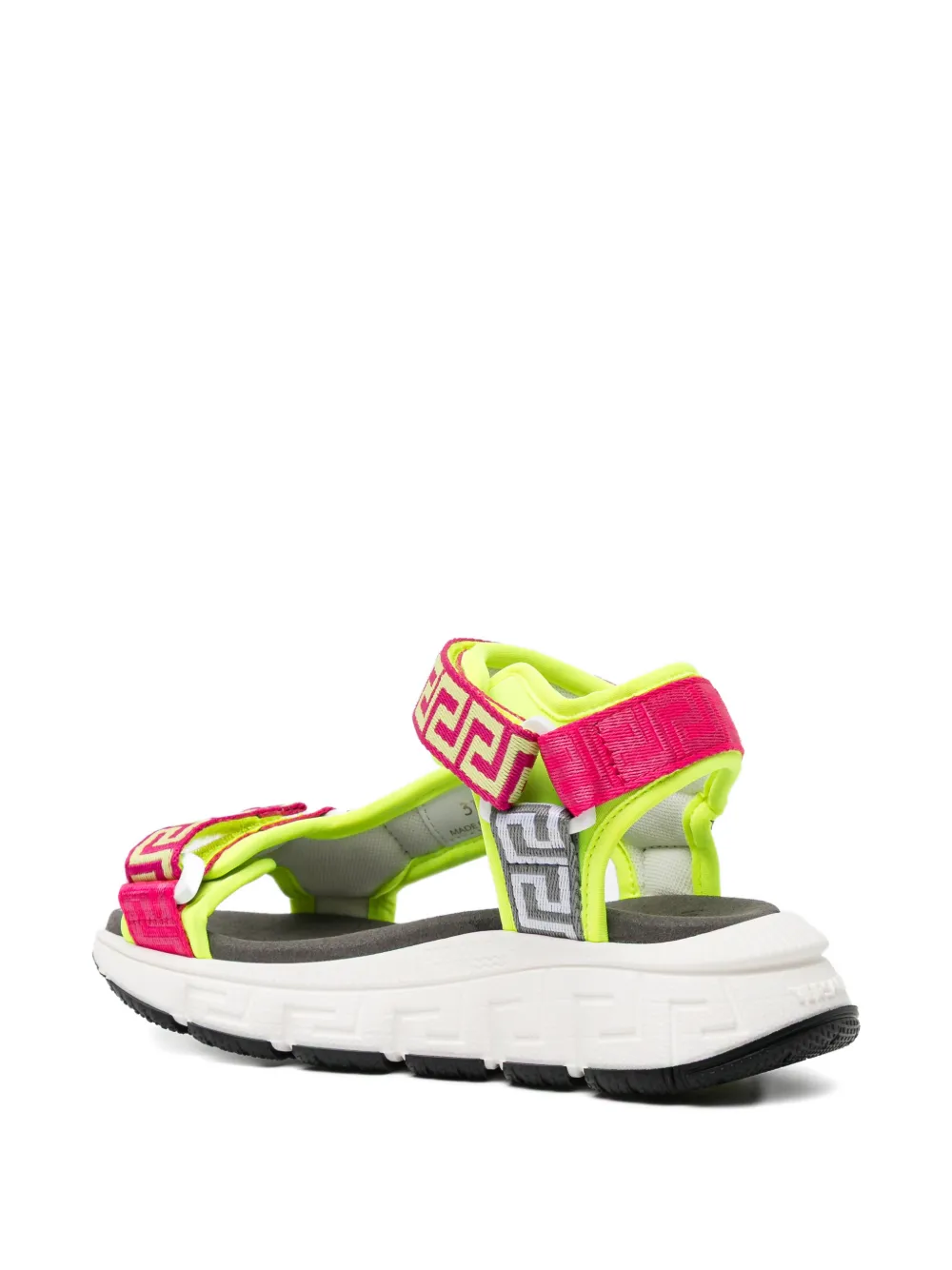 Versace Kids Greca sandalen Geel