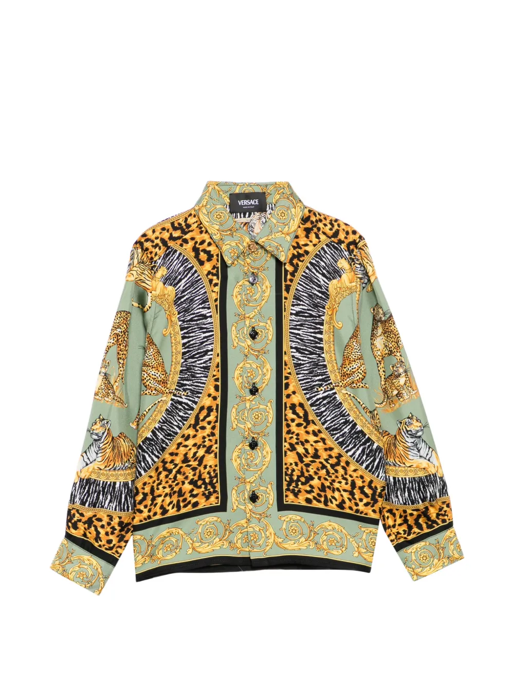 Versace Kids Camicia con stampa - Verde