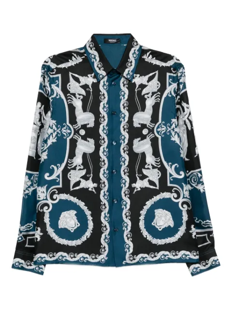 Versace Hall Of Hero printed shirt