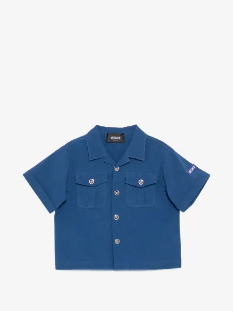 Versace Kids Top met zak met knopen