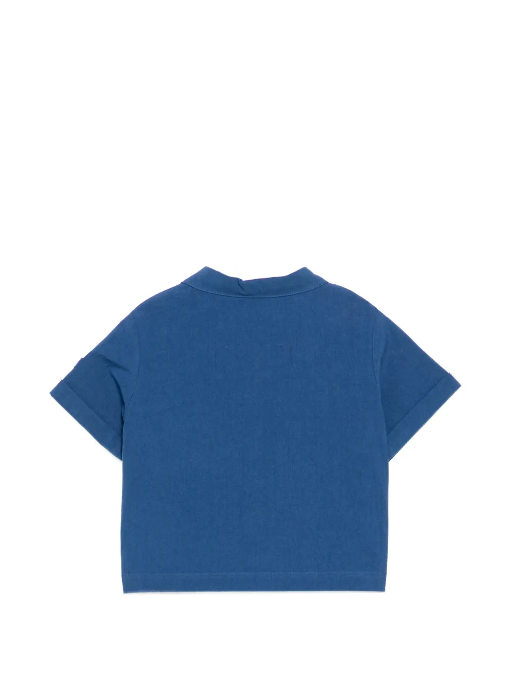 Versace Kids Top met zak met knopen Blauw
