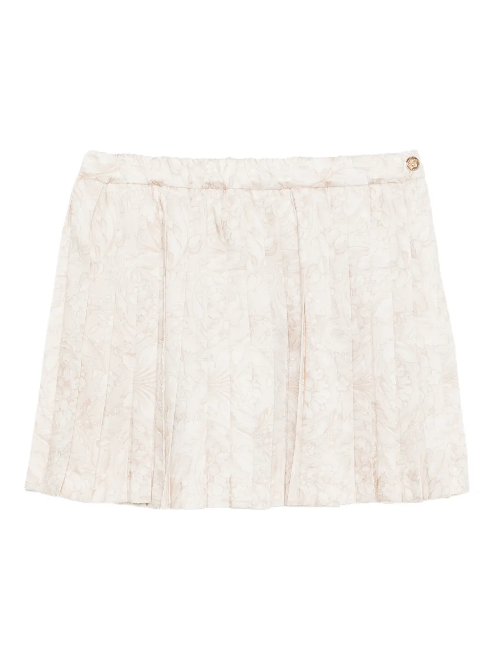 Versace Kids floral-print skirt - Toni neutri