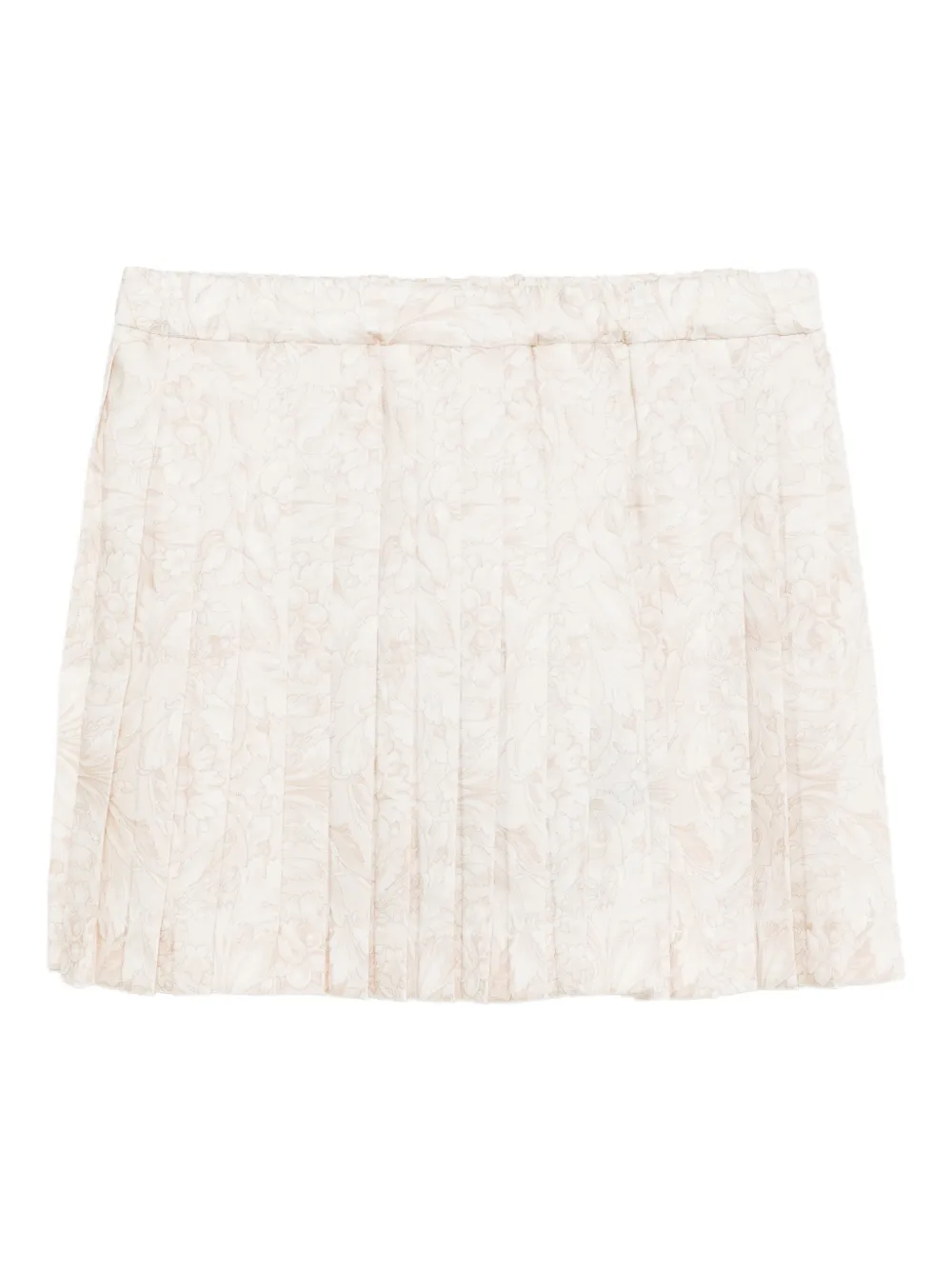 Versace Kids floral-print skirt - Beige