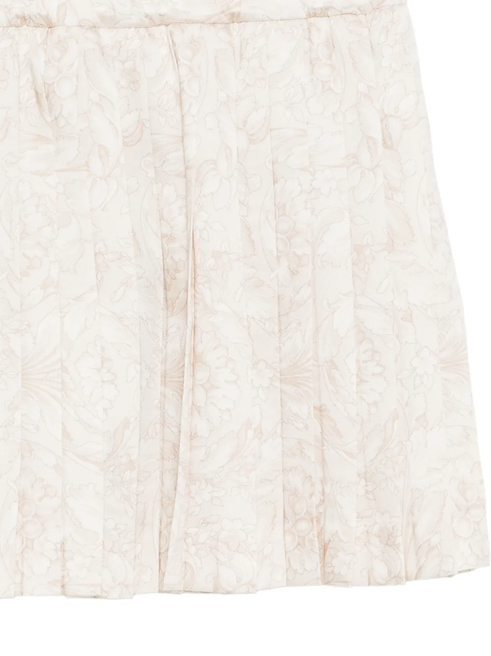 Versace Kids Rok met bloemenprint Beige
