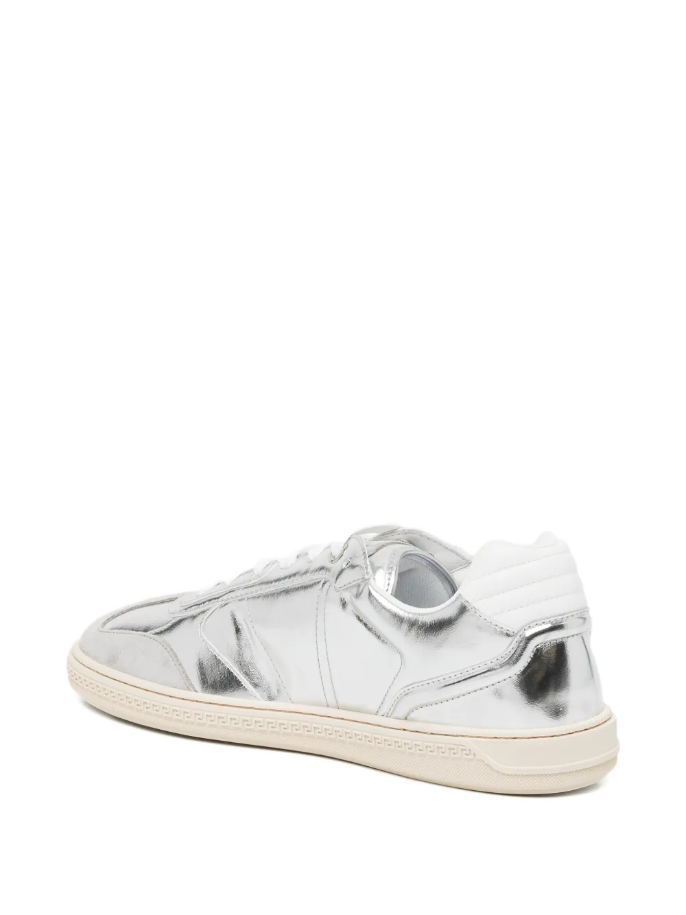 Versace lace-up trainers Zilver
