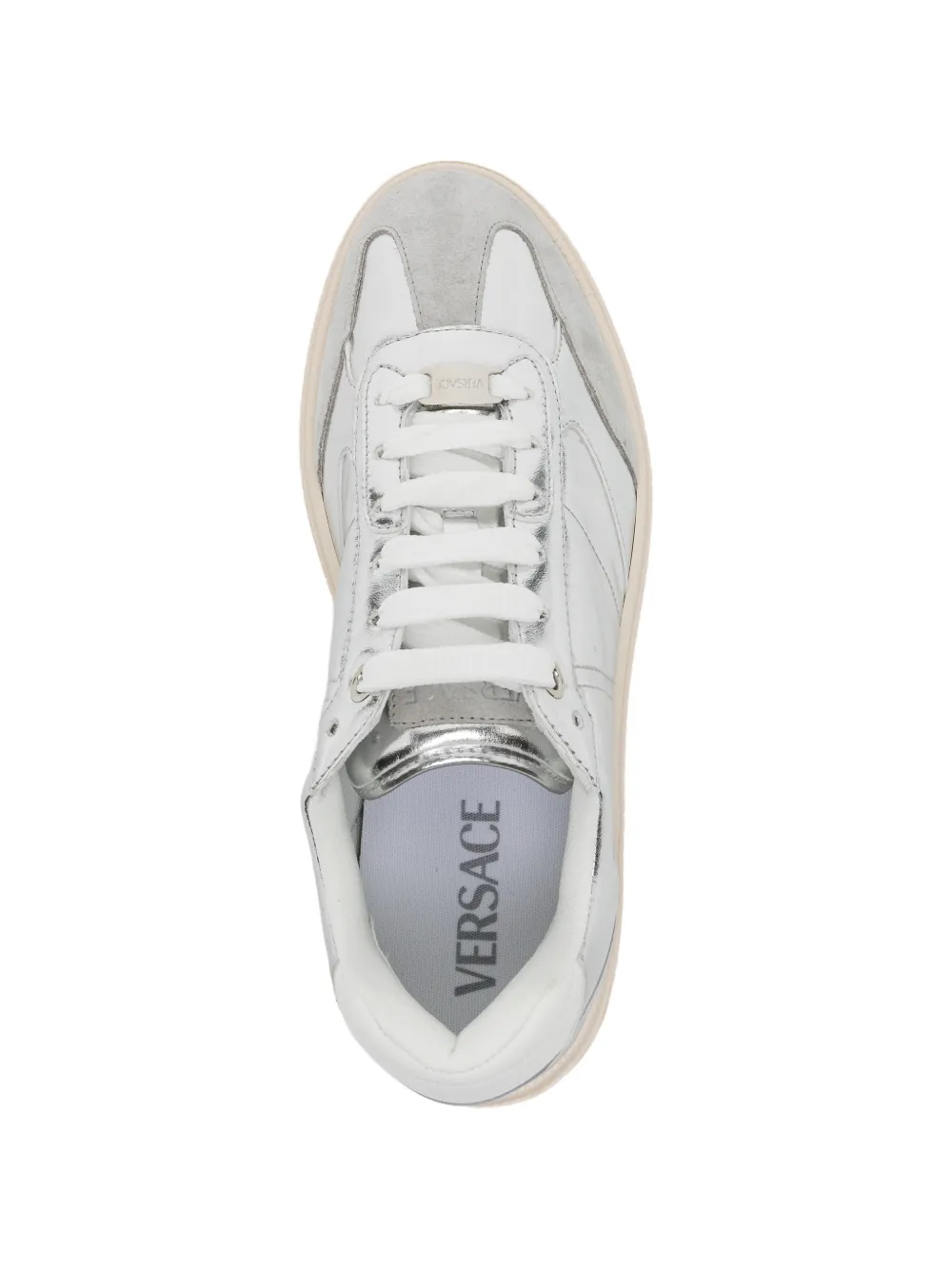 Versace lace-up trainers Zilver