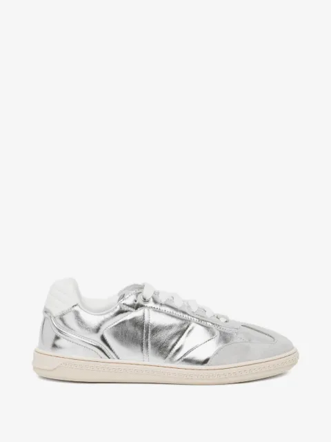 Versace Greca court metallic sneakers