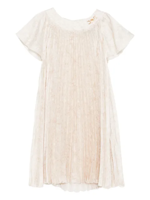 Versace Kids vestido con estampado Barocco