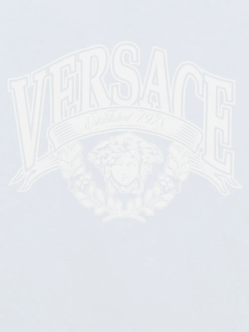  Versace Kids Manta Con Logo Estampado - Azul 