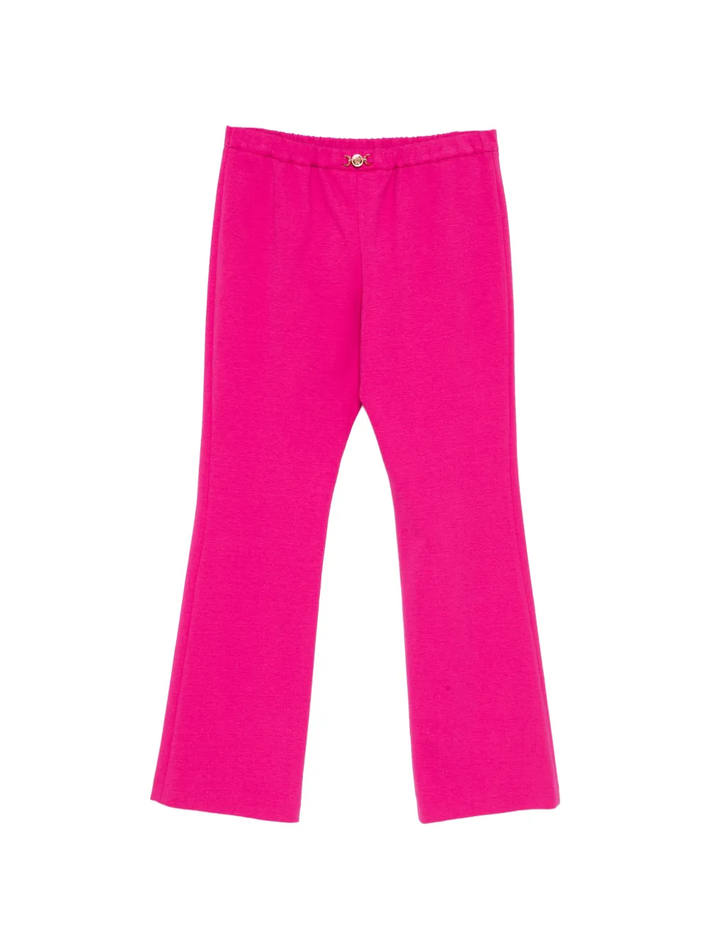 Versace Kids logo flared trousers - Rosa