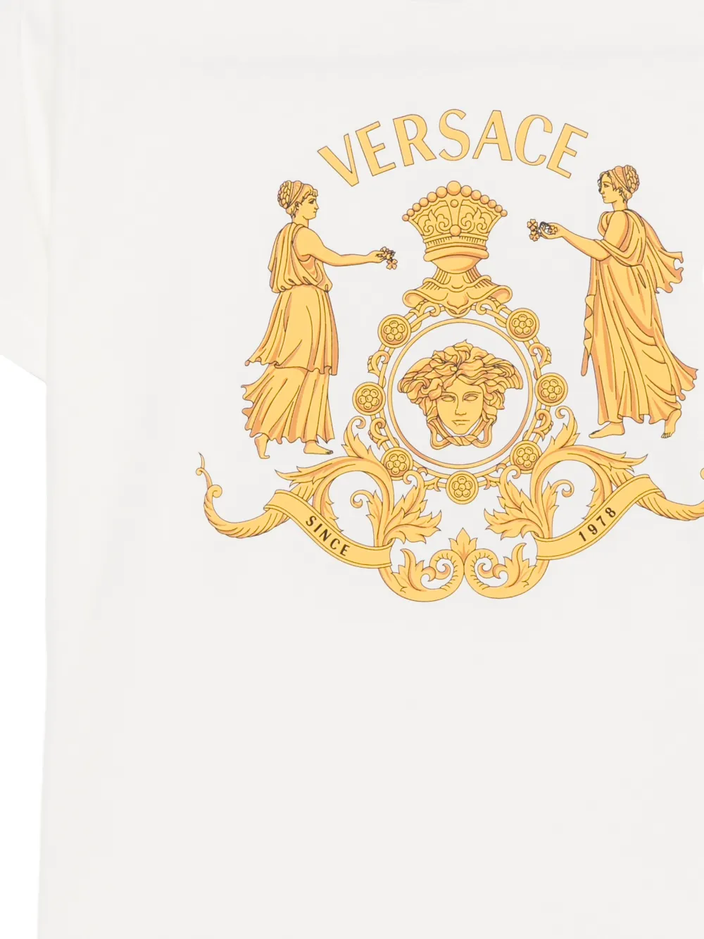  Versace Kids Logo-printed T-shirt - White 