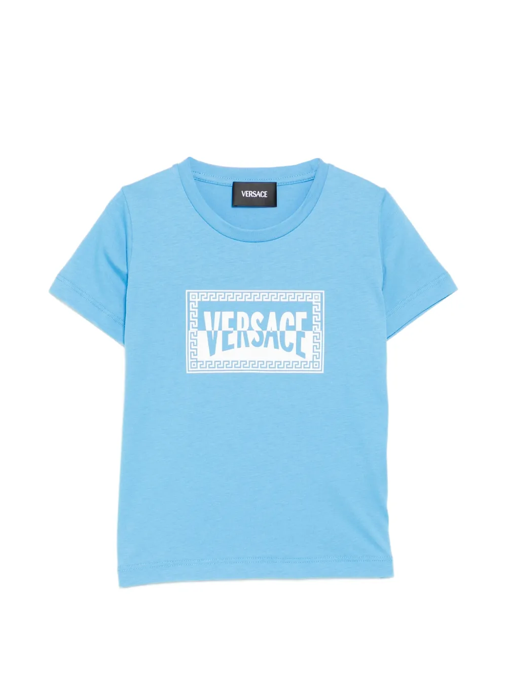 Versace Kids T-shirt con logo - Blu
