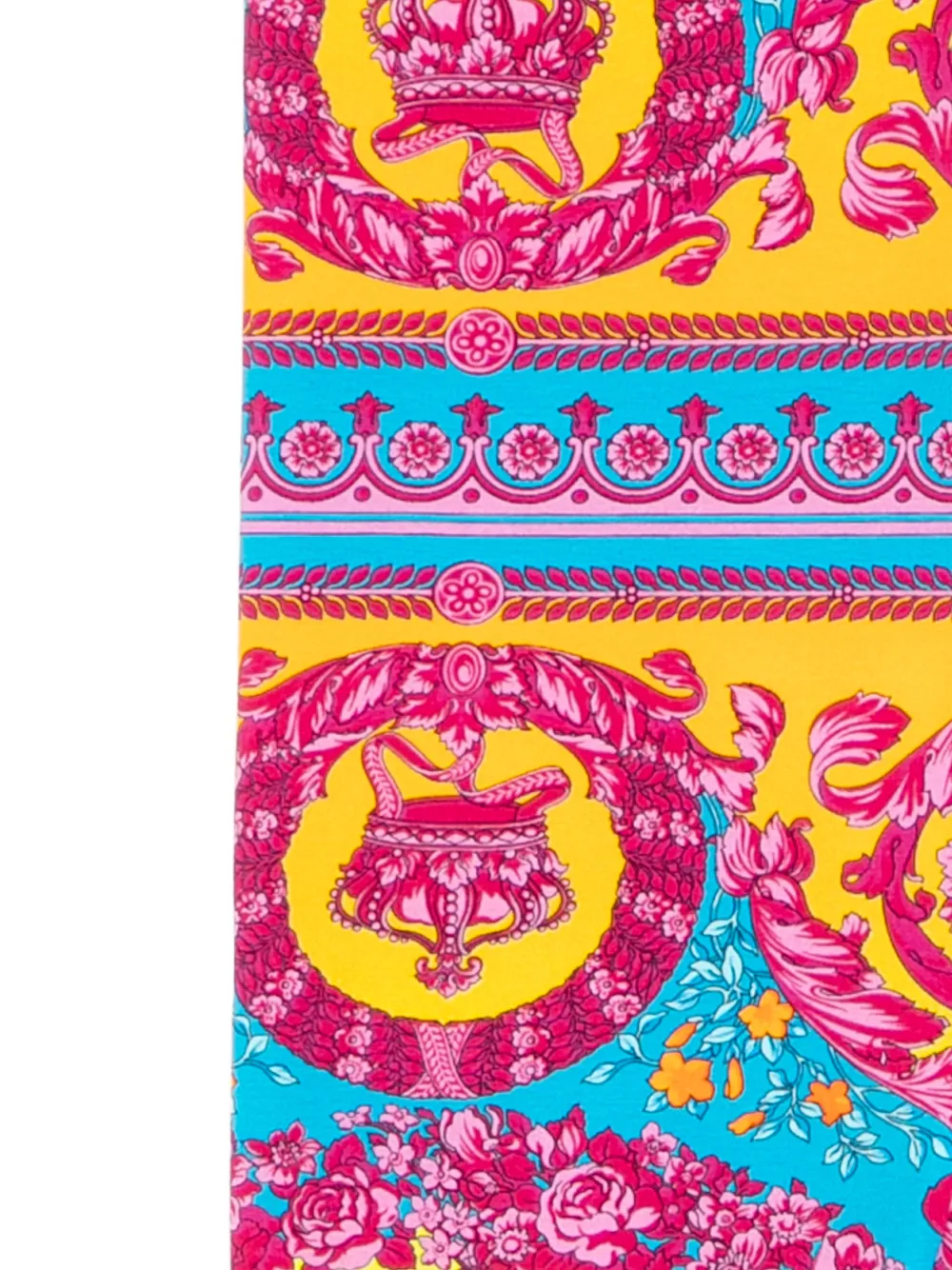 Versace Kids Katoen-jersey legging met print Roze