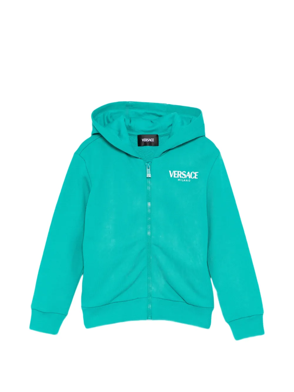 Versace Kids zip hoodie - Verde