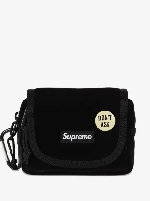 Supreme cangurera con parche del logo