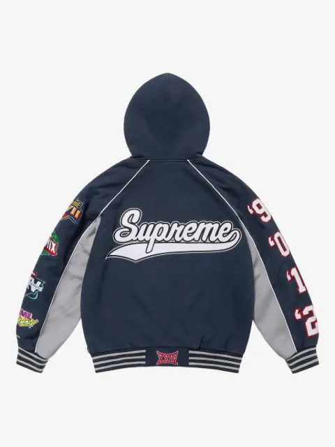 Supreme 플레이오프 집업 후드 스웨터