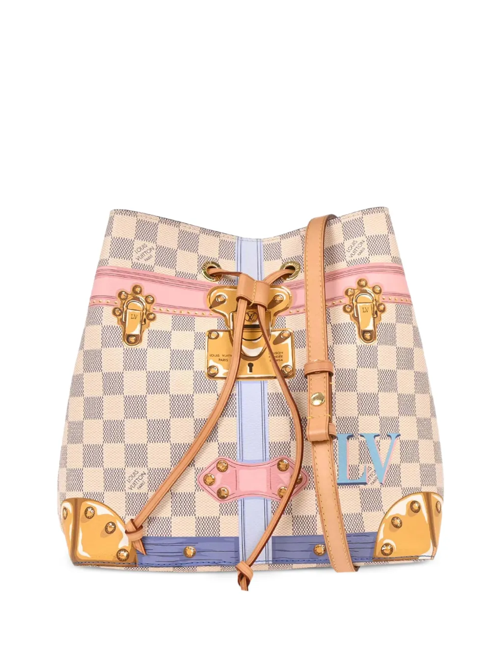 Louis Vuitton Pre-Owned 2018 Summer Trunks Neonoe bucket bag - Toni neutri
