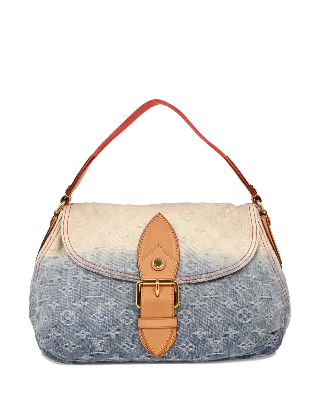 Louis Vuitton Pre-Owned 2010 Sunshine denim blue monogram handbag