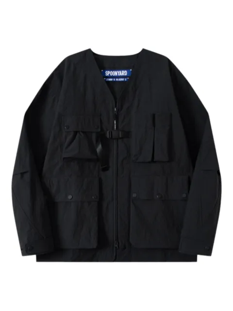 Spoonyard 3D Pockets V-neck Jacket