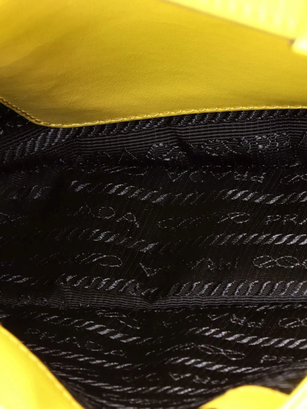 Pre-owned Prada Cleo Shoulder Bag Spazzolato Leather Medium Hobo Bag In Yellow