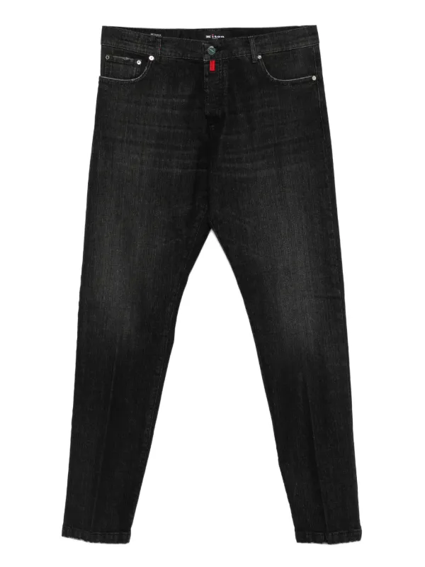 Kiton Faded Jeans in Black