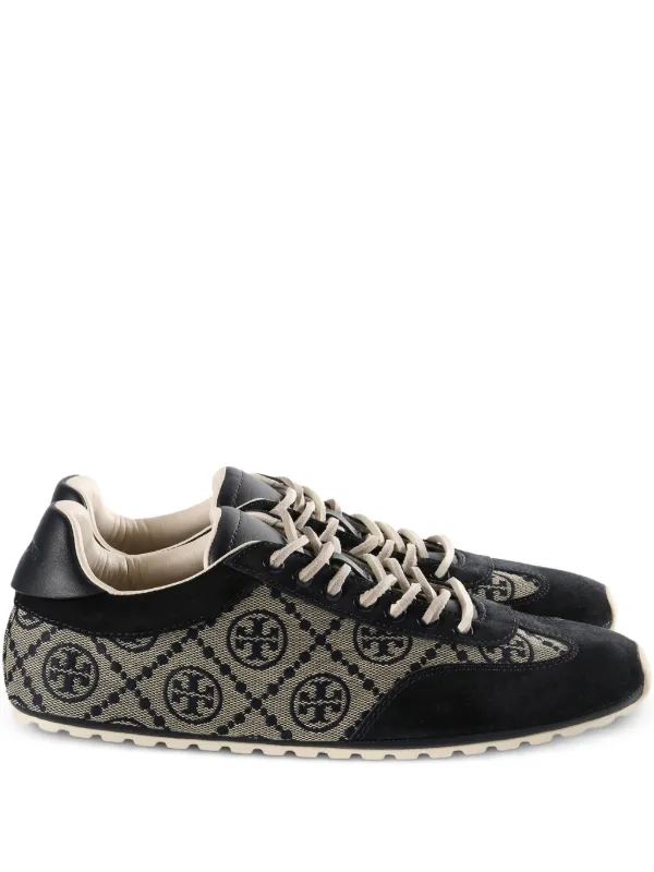 Tory Burch T Monogram Fiield Sneakers in Blue