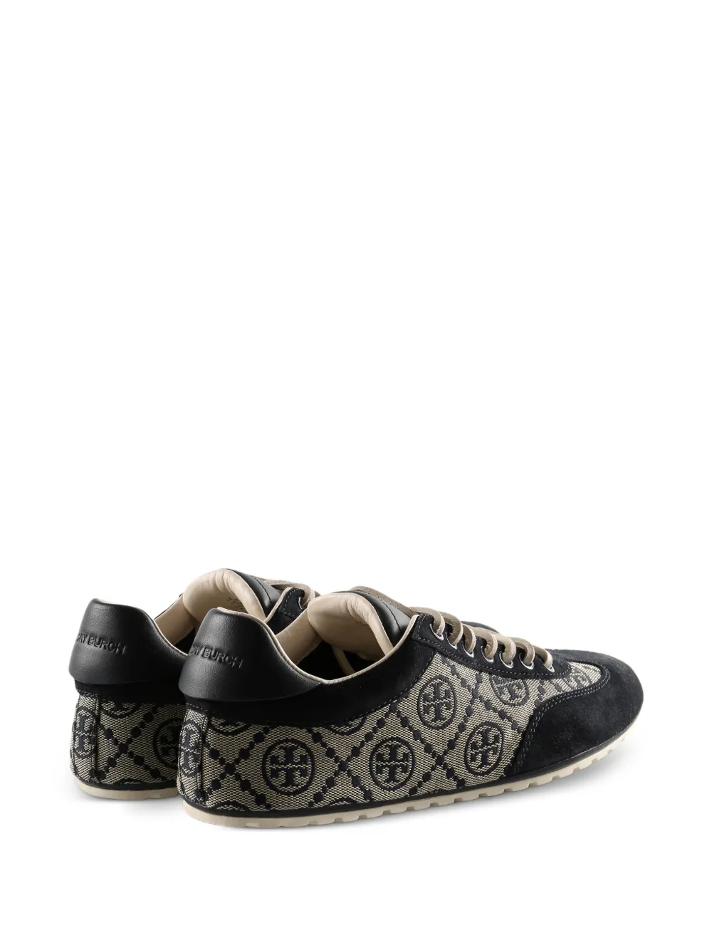 Tory Burch T Monogram Field sneakers met jacquard Blauw