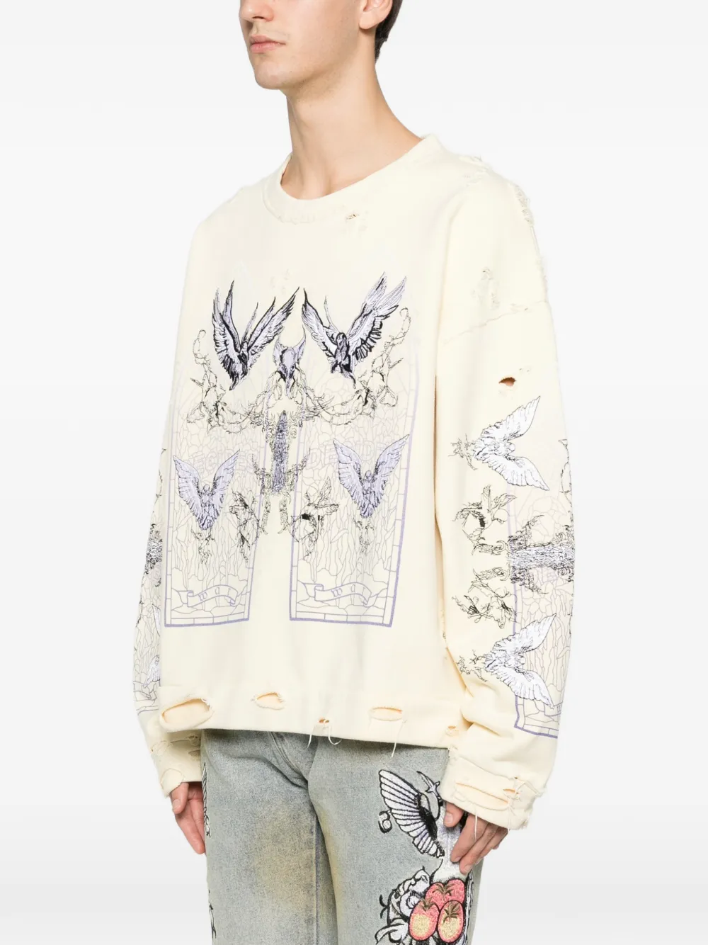  Who Decides War Ascension Sweatshirt - Yellow 